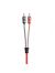 VEGA 2-channel RCA cable,10ft,dual twisted, dual molded ends